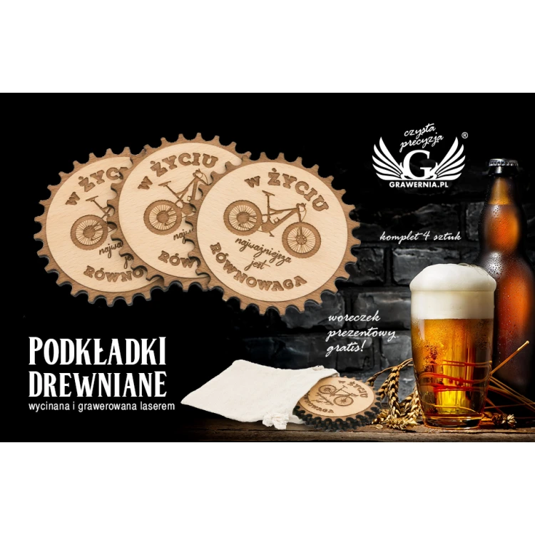 Wooden Pads - Balance - Set of 4 pieces - KOR006