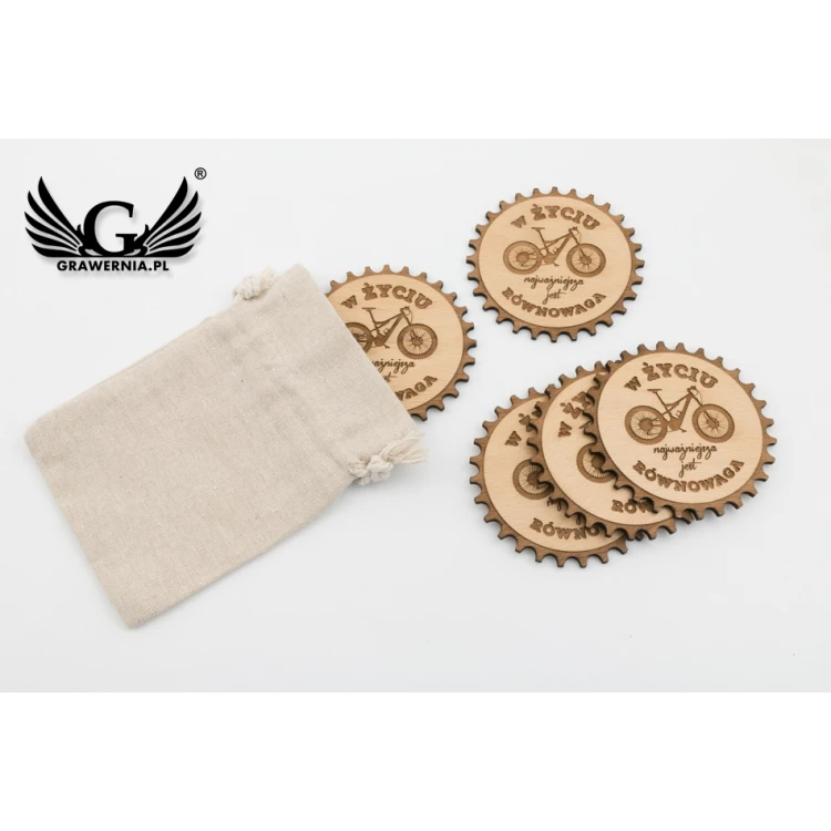 Wooden Pads - Balance - Set of 4 pieces - KOR006