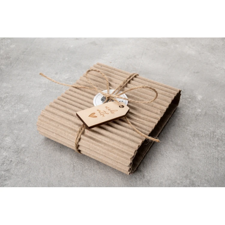 Coasters 2 pcs. made of solid alder wood - engraving of text, initials - size 100x100mm - PDK018