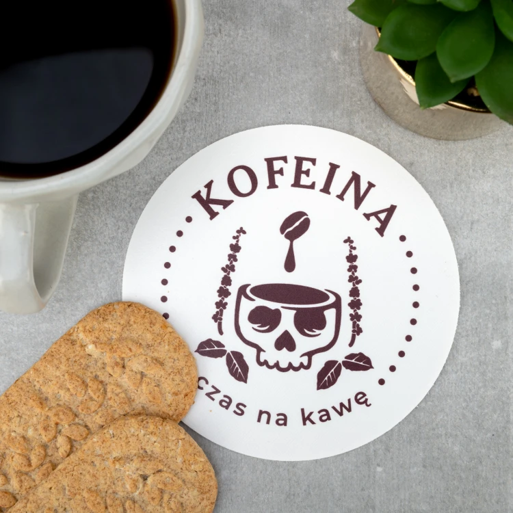 Coasters with any print size 110x110mm - set of 100 pieces - PDK033
