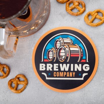 Beer coasters with any print size 110x110mm - set of 100 pieces - PDK031