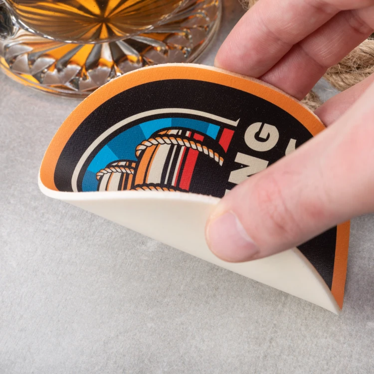 Beer coasters with any print size 110x110mm - set of 100 pieces - PDK031