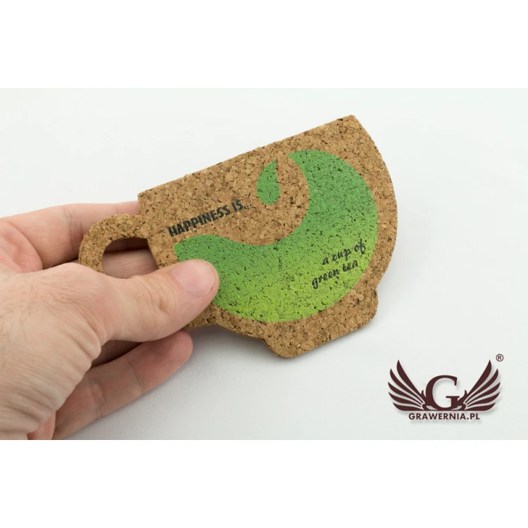 Cork Coasters 3mm - Set of 100 pieces - Colorful UV Print - KOR002