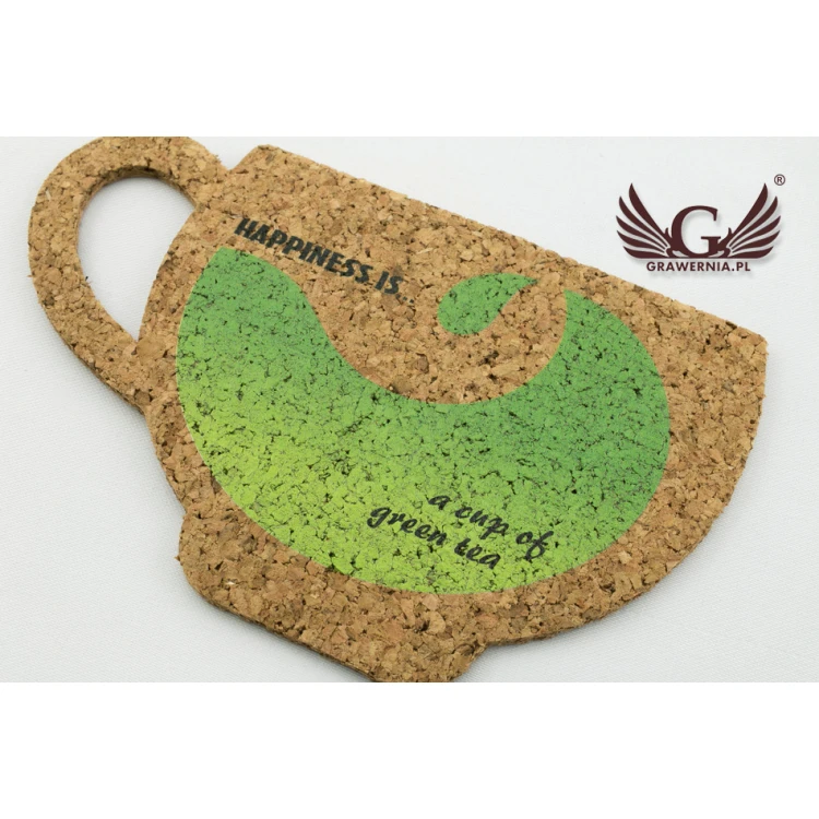 Cork Coasters 3mm - Set of 100 pieces - Colorful UV Print - KOR002