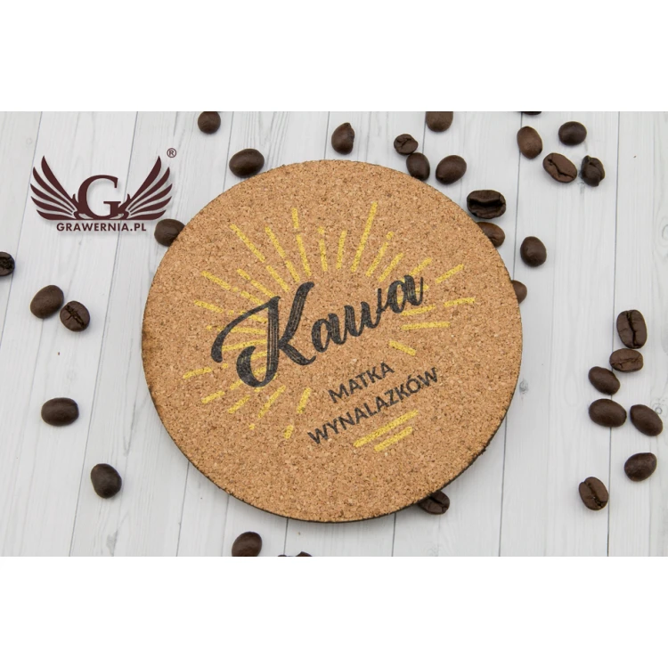 Cork Coasters 3mm - Set of 100 pieces - Colorful UV Print - KOR004