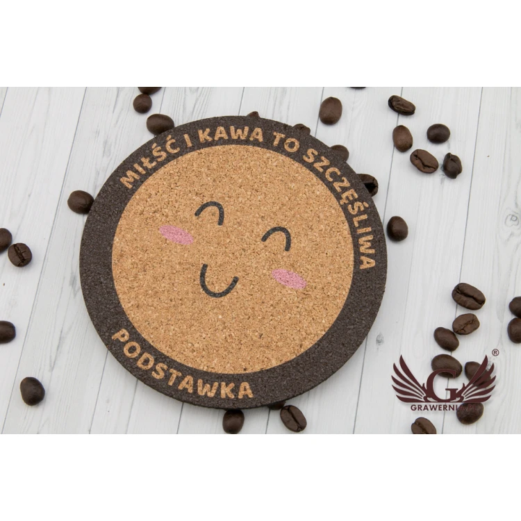 Cork Coasters 3mm - Set of 100 pieces - Colorful UV Print - KOR004