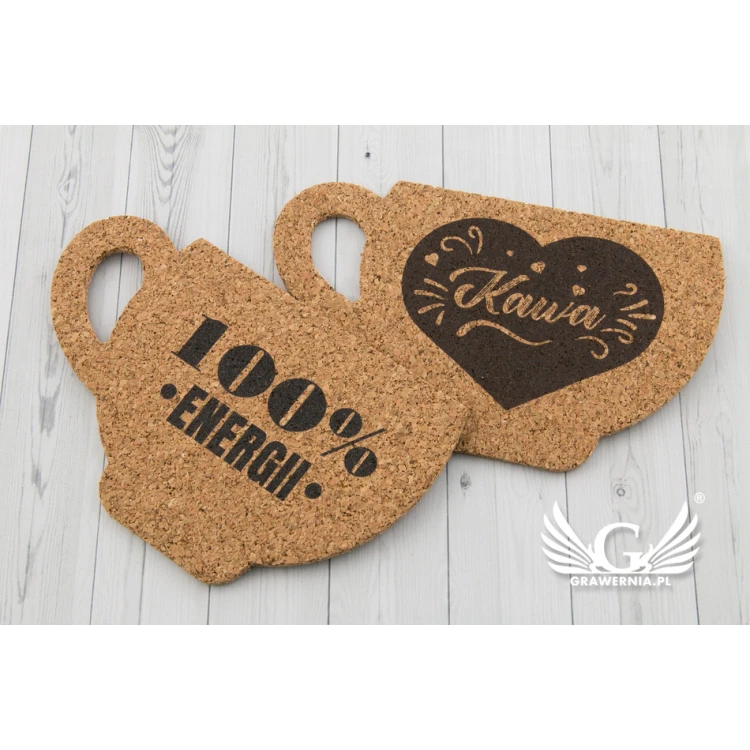 Cork Coasters 3mm - Set of 100 pieces - Colorful UV Print - KOR003
