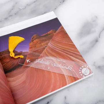 To Travel is to Live - Motivational Bookmark with Name - ZAK016