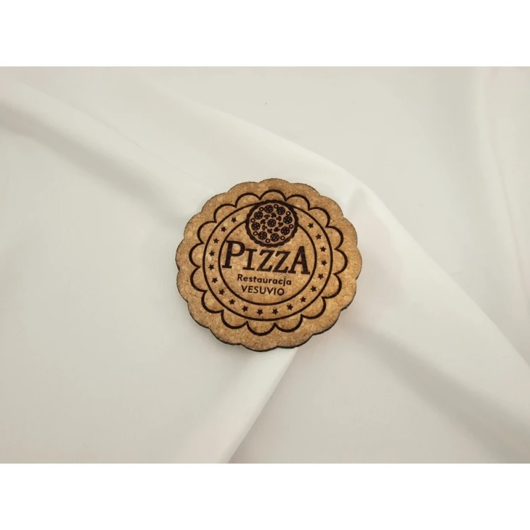 3mm Cork Coasters - Set of 100 pcs. - Laser Engraved and Cut
