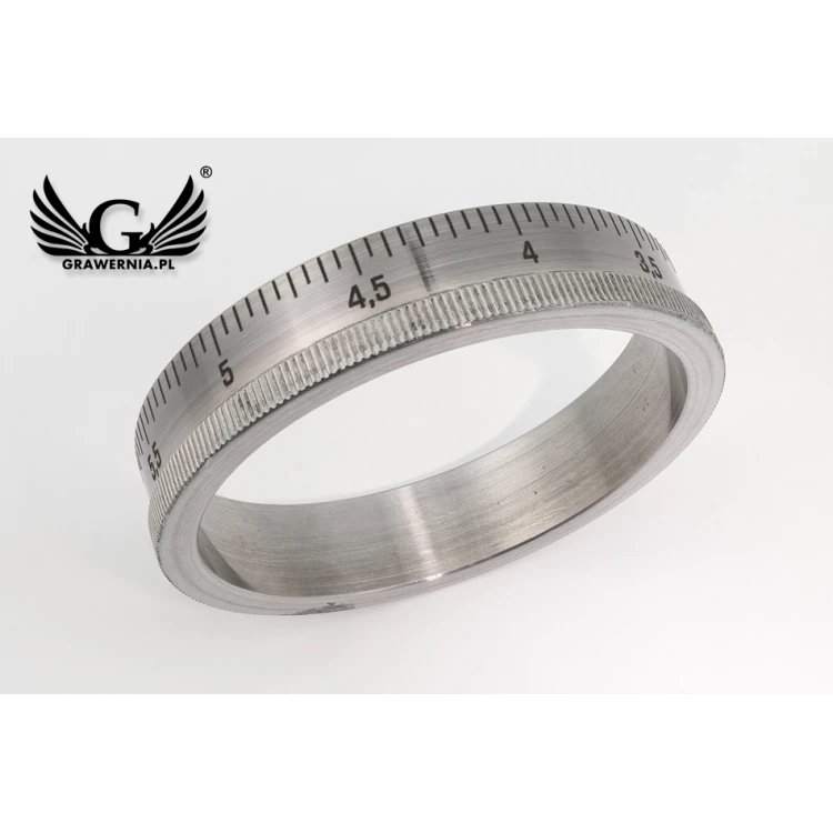 Scale Engraving - service of engraving scale on metal rings