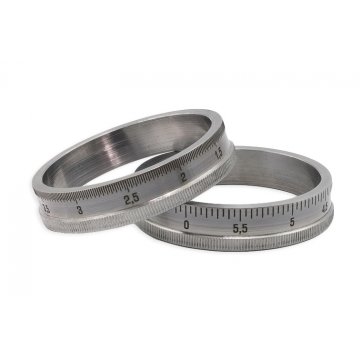 Scale Engraving - service of engraving scale on metal rings