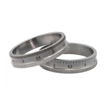 Scale Engraving - service of engraving scale on metal rings