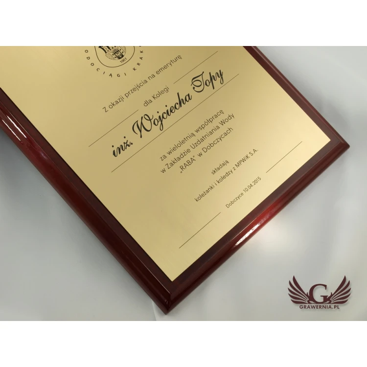 Classic Exclusive Diploma - on the occasion of retirement - DCE002