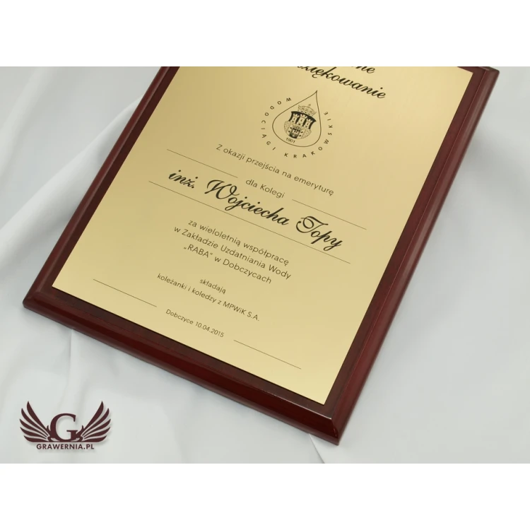Classic Exclusive Diploma - on the occasion of retirement - DCE002