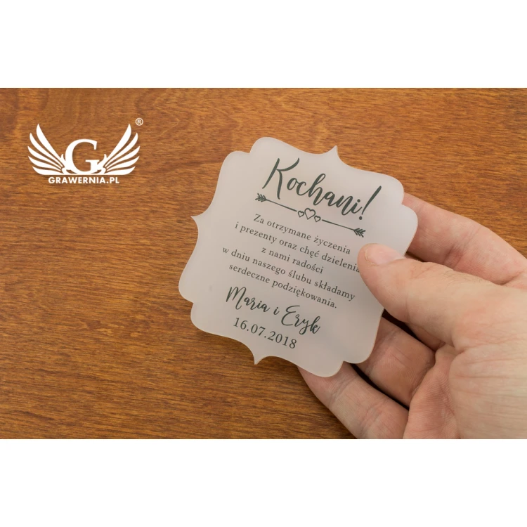 Thank You for Guests - UV Digital Print - PD002