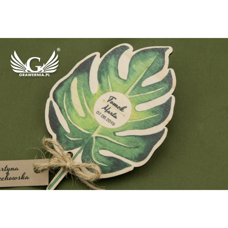 Thank You for Guests - Tropical Leaf - PD009