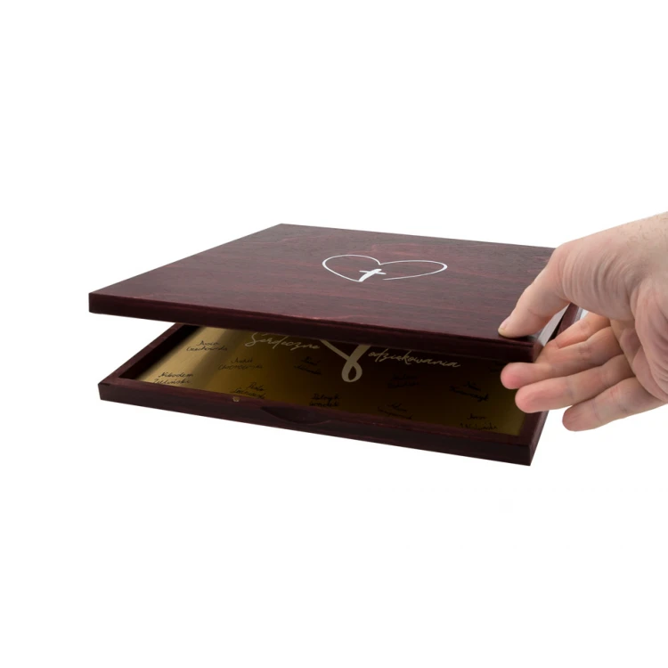 Thank You Gift for Priest - Box with Dedication and Children's Signatures - KOM010