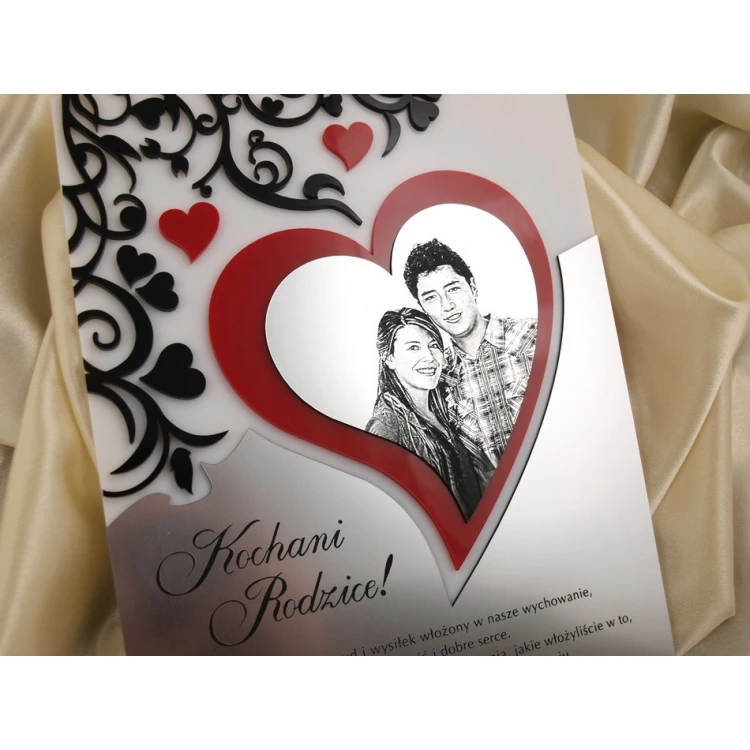Thank You for Parents - Acrylic Diploma with Photo - Set of 2 pcs. - PDR022