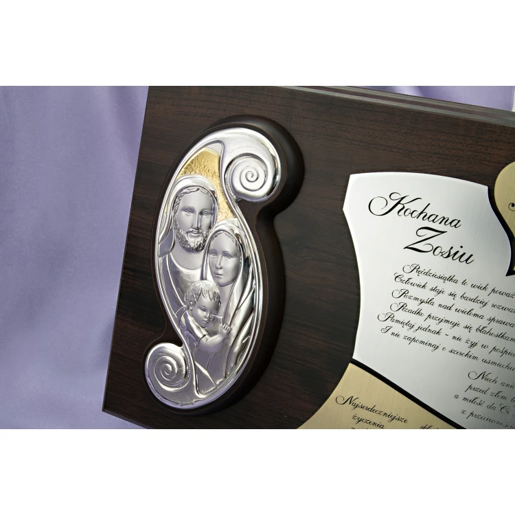 Thank You for Parents - Diploma with Holy Family Icon - PDR023