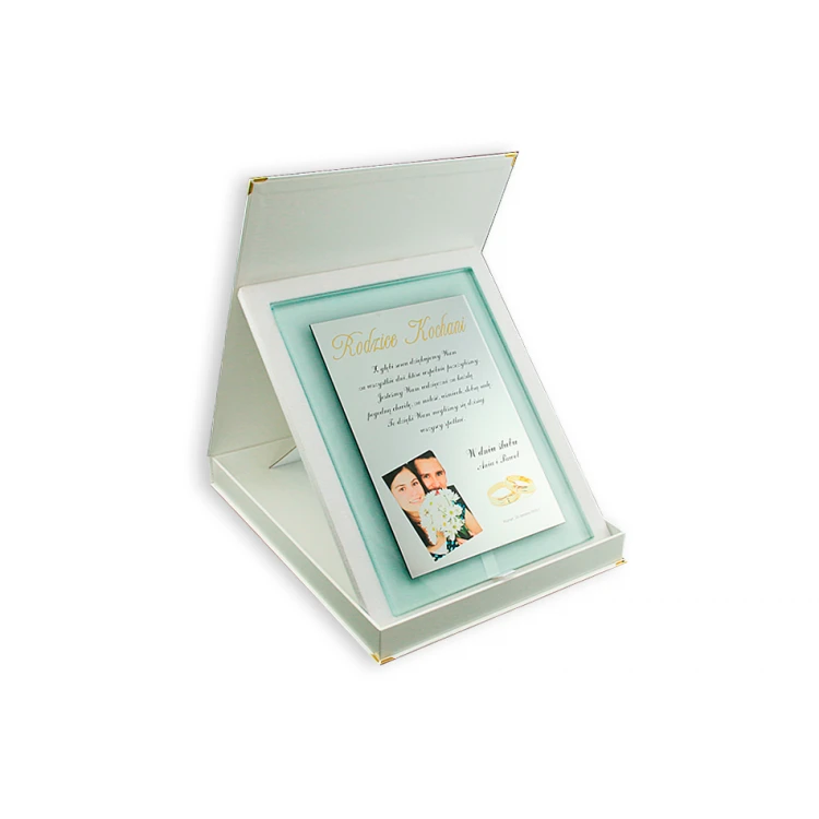 Thank You for Parents - Glass Certificate - Colorful UV Print - DUV016