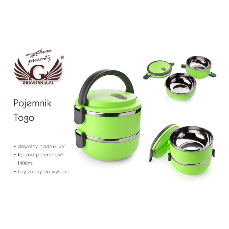 Togo 700+700 ml Meal Container with Your Text or Graphic