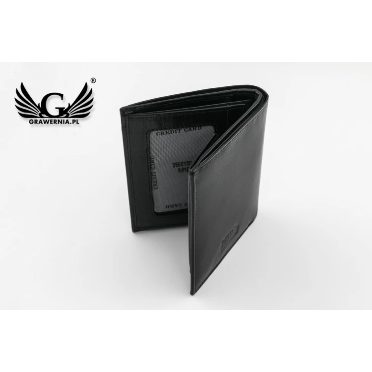 Leonard Leather Wallet with Your Engraving - GAL001