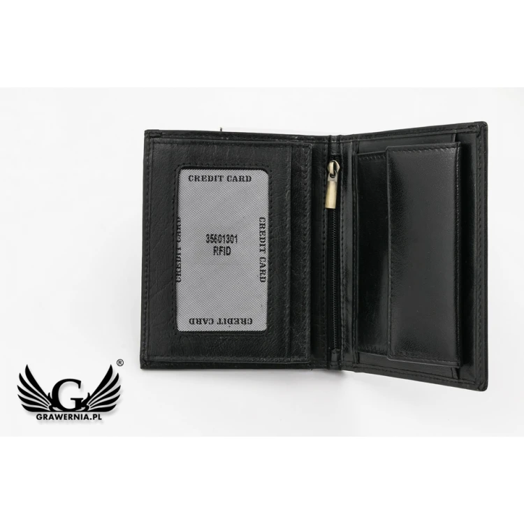 Leonard Leather Wallet with Your Engraving - GAL001