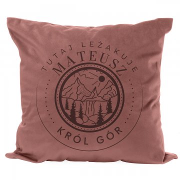 Engraved Pillowcase - King of the Mountains - PNP028