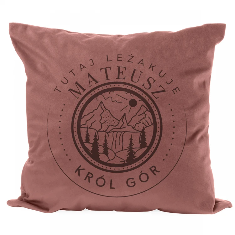 Engraved Pillowcase - King of the Mountains - PNP028