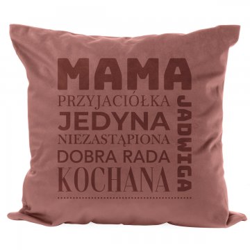 Pillowcase with engraving - Irreplaceable mom - PNP005