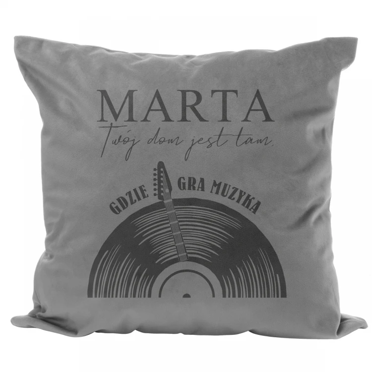 Engraved Pillowcase - Your Home is Where the Music Plays - PNP001