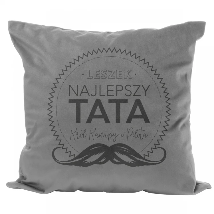 Pillowcase with engraving - Dad, king of the sofa and remote control - PNP012