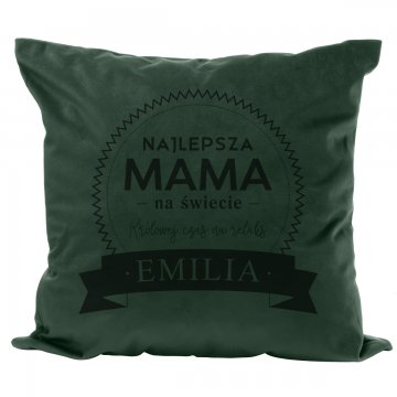 Pillowcase with engraving - Best mom in the world - PNP004