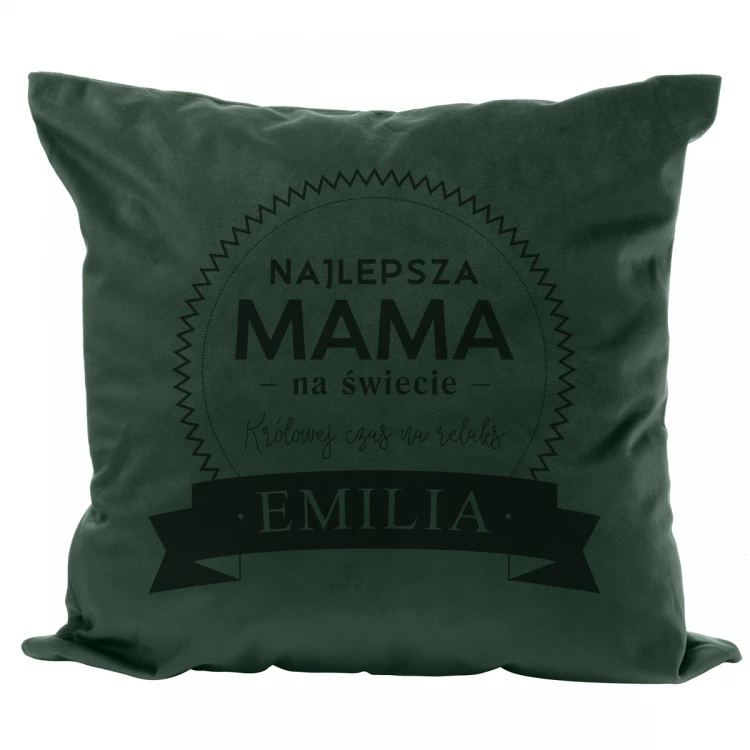 Pillowcase with engraving - Best mom in the world - PNP004