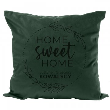 Pillowcase with engraving - Home sweet home - PNP033