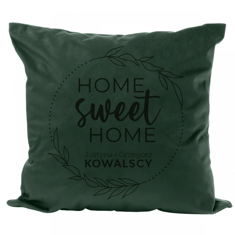 Pillowcase with engraving - Home sweet home - PNP033