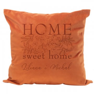 Pillowcase with engraving - Home sweet home - PNP003