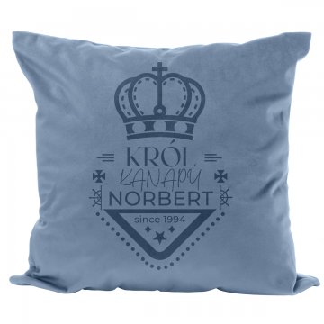 Pillowcase with engraving - King of the Sofa - PNP002