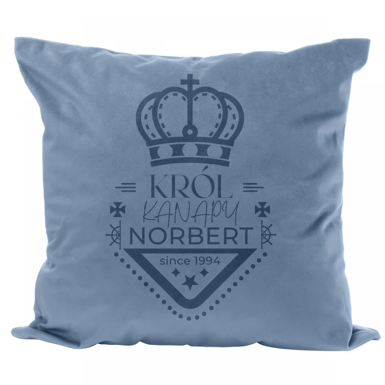 Pillowcase with engraving - King of the Sofa - PNP002