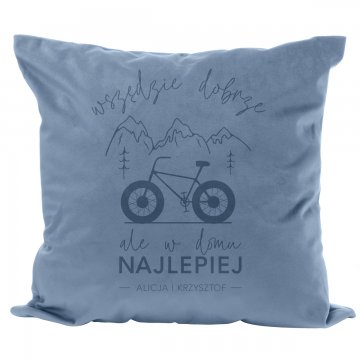 Pillowcase with engraving - Home is the best place to be - PNP008