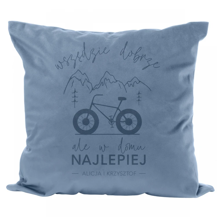 Pillowcase with engraving - Home is the best place to be - PNP008