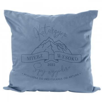 Pillowcase with engraving - Aim high, sleep comfortably - PNP013