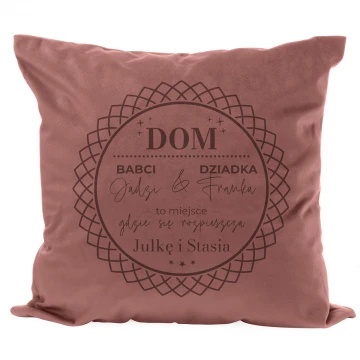 Pillowcase with engraving - Grandma and Grandpa's House - PNP022