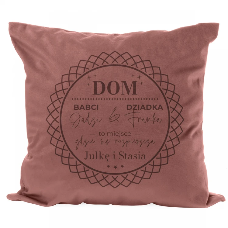 Pillowcase with engraving - Grandma and Grandpa's House - PNP022