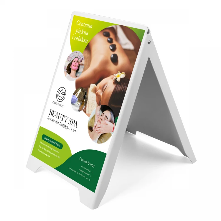 A2 Advertising Pavement Sign - 420x594mm with any UV print - PT001