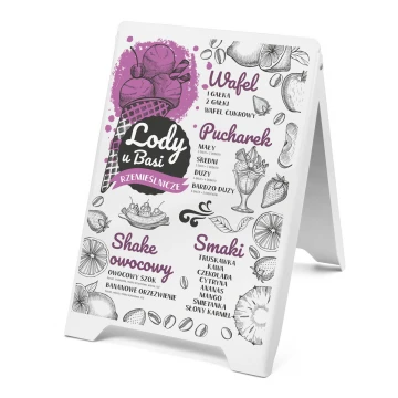 A2 Advertising Pavement Sign - 420x594mm with any UV print - PT002