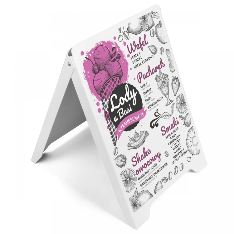 A2 Advertising Pavement Sign - 420x594mm with any UV print - PT002
