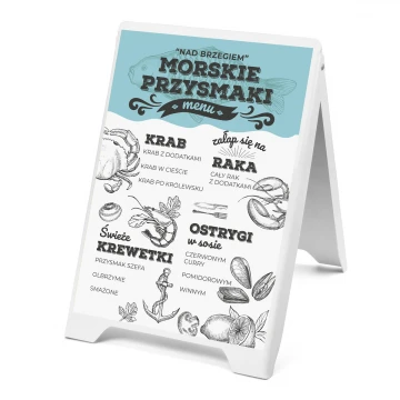 A2 Advertising Pavement Sign - 420x594mm with any UV print - PT003