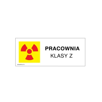 Class Z Workshop, Any Class - Information Plate - Size 250x100mm - PVC - Color UV Print - TAB215