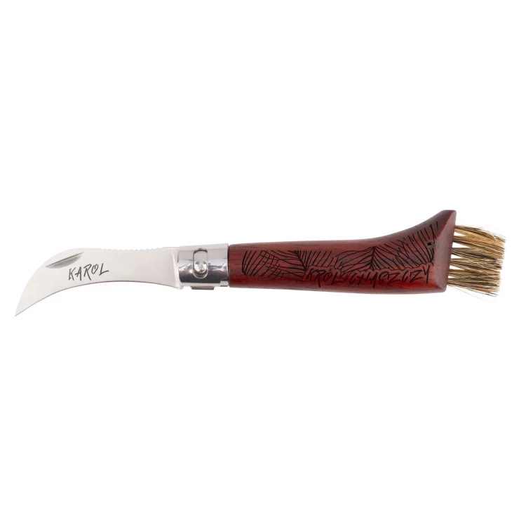 Gift for Mushroom Hunter - Mushroom Knife with Brush - King of the Undergrowth - BP187
